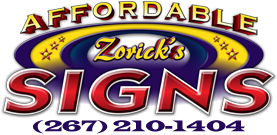Affordable Zorick's Signs